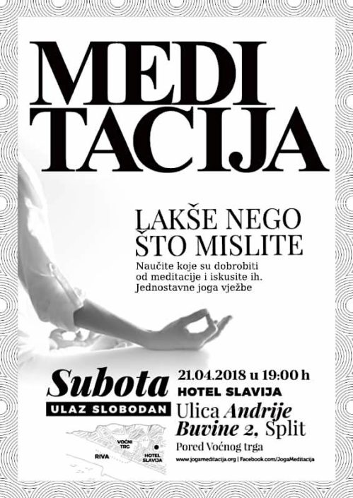 Meditacija lakše nego što mislite Meditacija lakše nego što mislite