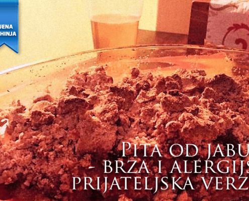 Pita od jabuka - brza i alergijski prijateljska verzija