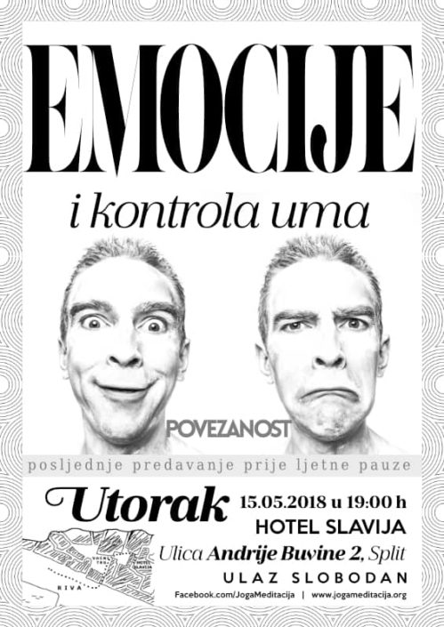 2018.05.15 Emocije i kontrola uma. Povezanost