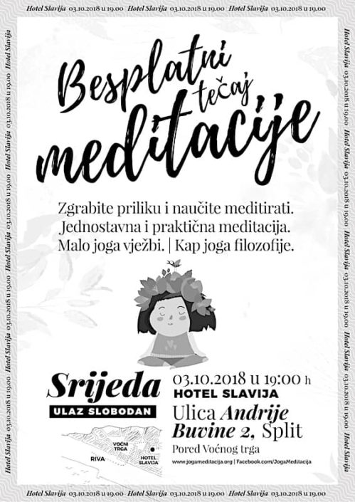 Besplatni tečaj meditacije - Zgrabite priliku i naučite meditirati
