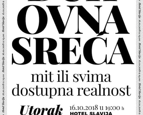 Duhovna sreća mit ili svima dostupna realnost 16.10.2018