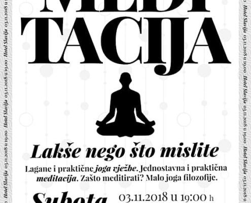 Meditacija lakše nego što mislite 3.11.2018