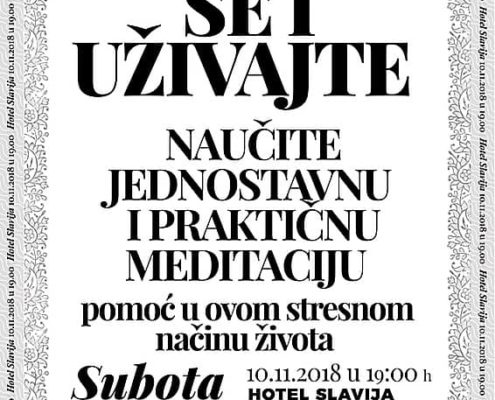 Opustite se i uživajte 10.11.2018