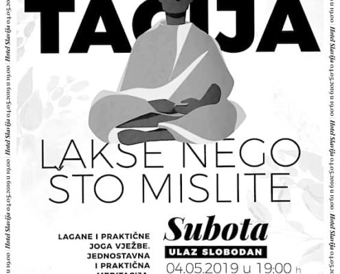 Meditacija lakše nego što mislite 4.05.2019