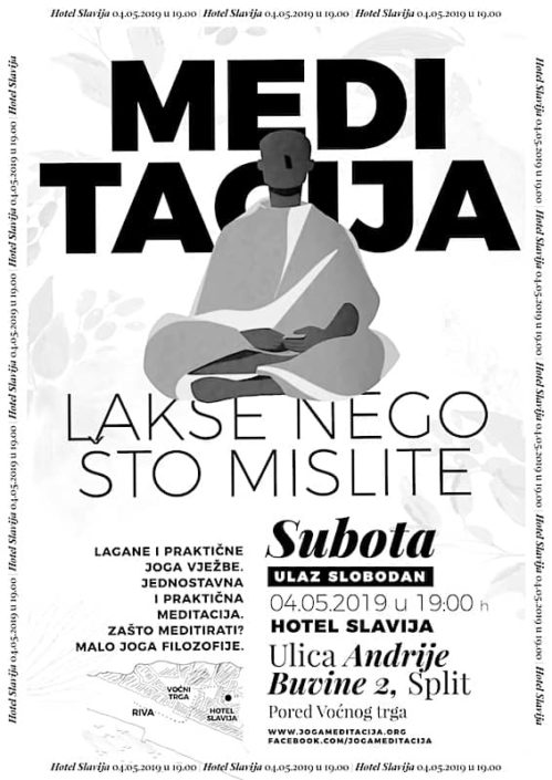 Meditacija lakše nego što mislite 4.05.2019