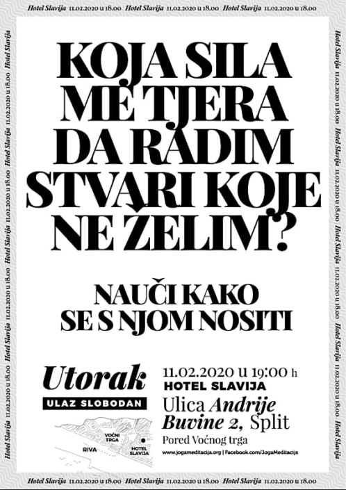 Koja sila me tjera da radim stvari koje ne želim? Nauči kako se s njom nositi.