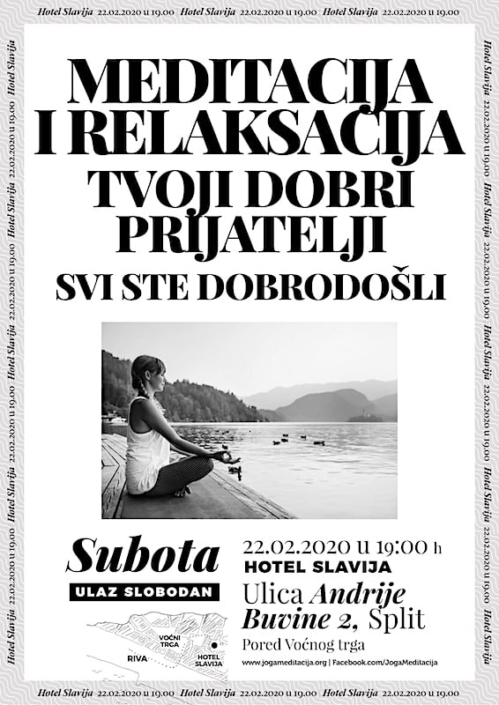 Meditacija i relaksacija tvoji dobri prijatelji